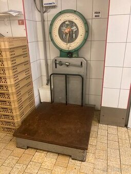 Mostní váha 500 kg historická