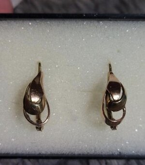 Náušnice 14k zlato 585/1000
