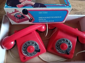 Dětské telefony sada vytáčecí IZOLA Mehanotehnika