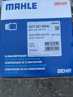 Nový kompresor klimatizace VOLVO V40,S40,V70,S70,C70,S80,P80