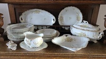 Jídelní secesní servis