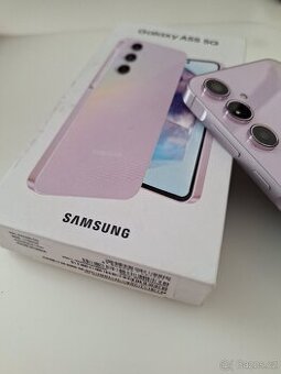 Samsung fialový A55 v záruce ještě 1rok