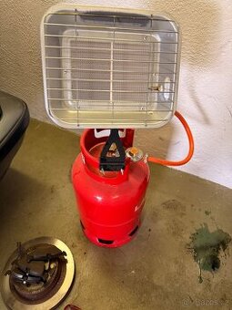 Propanbutanová Láhev 10kg + Plynový radiator