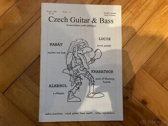 Knížka Czech guitar and Bass