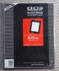 KENRO KBM 008/černé pasparty na diapozitivy 8x10" s obálkami - 1