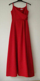 Dlouhé společenské šaty červené Numoco S 36