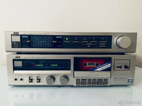 JVC r.1984. A K11 zesilovač & KD V11 cassette deck.