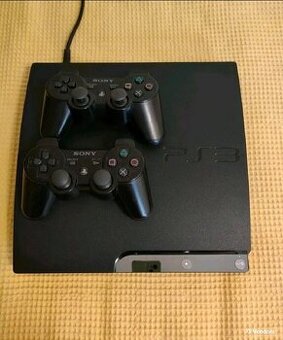 Prodám PS3 slim 120gb + 2 ovladače