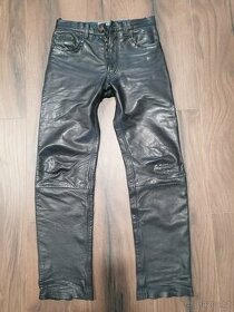 Kožené moto kalhoty ENJOY na postavu 170-175cm, satén - 1