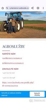 Agroslužby Kernerovi nabízí volné kapacity