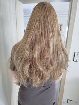 Luxusní pravé lidské vlasy Milk &Blush - 1