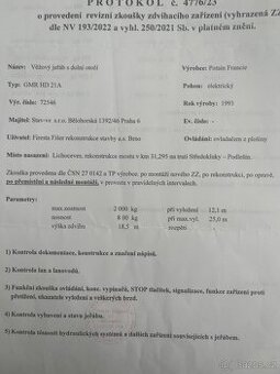 Věžový jeřab Potain