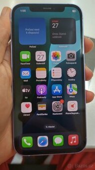 Apple iPhone 12 64GB,pěkný stav, baterie 82%,záruka