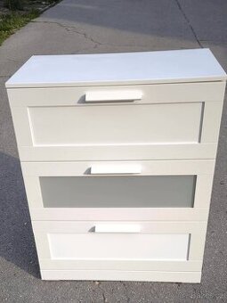 DOVOZ MOŽNÝ komoda IKEA BRIMNES 3 šuplíky 78x95x46cm