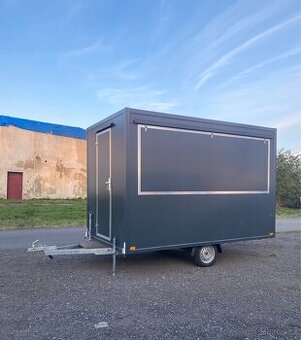 Gastro přivěs 3x2, pojízdná prodejna, food truck - celá ČR