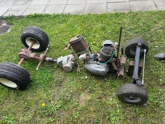 Motor ČZ 175/502 skůtr, převodovka, nápravy