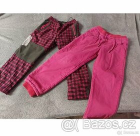 Zateplené zimní kalhoty + Softshelová bunda