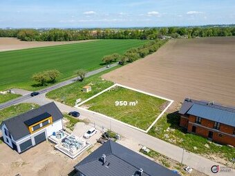 Prodej pozemku 950 m2 - Pardubice, Dubany, ev.č. 00564