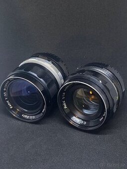 Nabízím dvojici vintage objektivů Petri