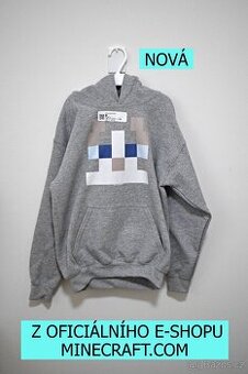 Dětská unisex mikina Minecraft s kočkou velikost 134/140