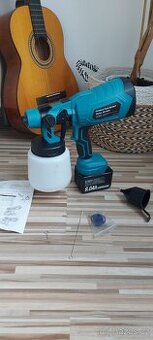 Stříkací Aku pistole Gisam, pro baterie Makita 18V, nová.