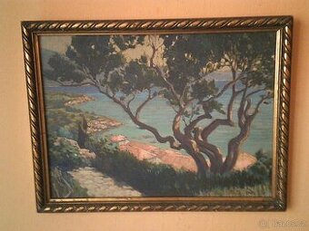 Nádherný starý obraz - dílo-Niko Miljan 1935