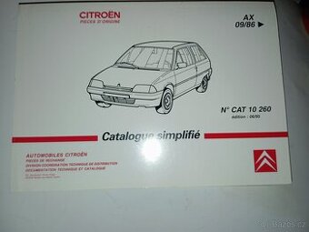 Citroën katalogy,navody