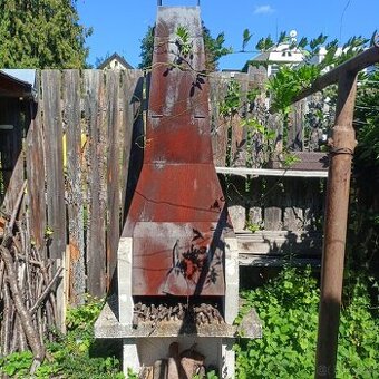 Horní díl koupeného zdéného grilu