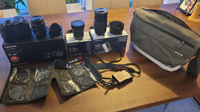 Panasonic GH4 + 2 objektivy + příslušenství