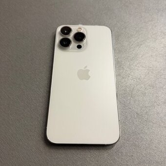 iPhone 13 Pro 256GB silver, pěkný stav, 12 měsíců záruka