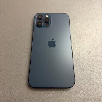 iPhone 12 Pro Max 256GB modrý, 100% baterie, rok záruka
