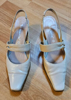 Dámské béžové boty, vel. 40