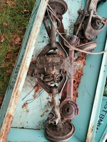 Dvě nápravy Škoda 1000mb a Škoda 1202