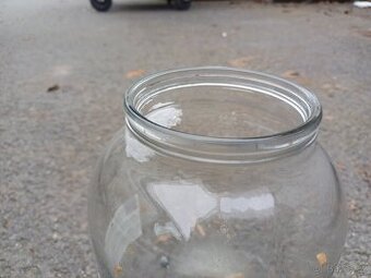 Zavařovací sklenice 4l bez víčka, narážecí uzávěr