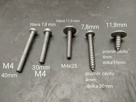 Šroub vrut šroub s límcovou hlavou torx