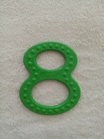 Kousátko plastové - OSMIČKA zelená - NUK