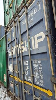 lodní kontejner délka 13,7m - 45ft modrý/použitý