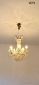 křišťálový lustr Bohemia crystal / Maria Terezie