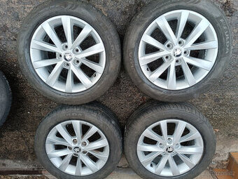 Škoda Octavia III - alu 6,5x16 et46 + letní 205/55/16
