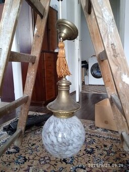 2 mosazné lustry-prodej