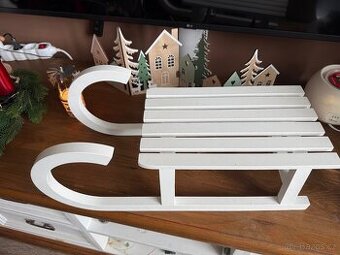 Sáňky- vánoční dekorace