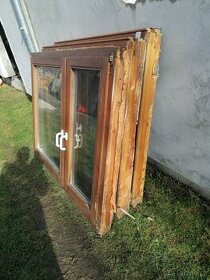 Eurookna dřevěná okna 160x125cm. - 1