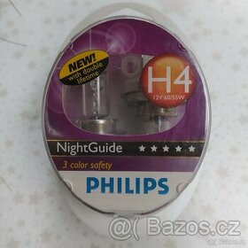 Autožárovky PHILIPS NightGuide H4 - 1