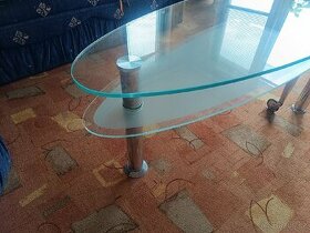 Konferenční stolek skleněný - 1