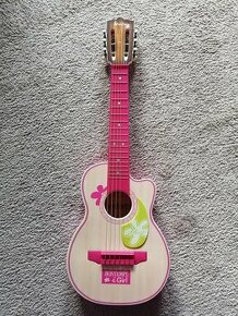 Dětská klasická kvalitní růžová kytara zn. Bontempi