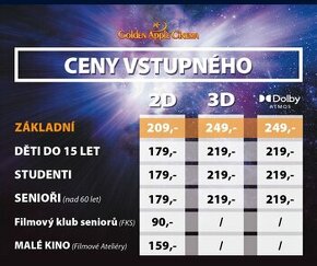 Vstupenky do kina Zlín GA Cinema