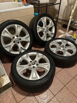 ALU Kola ŠKODA 5x112 R17 PALLAS Letní Pneu 225/45/17 - 1