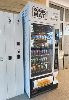 Prodejní automat na nápoje a drobné občerstvení