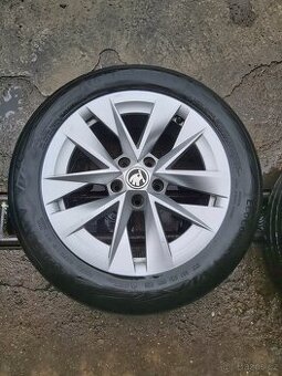 Prodám originální alu Škoda Octavia 4 - 17" s pneu