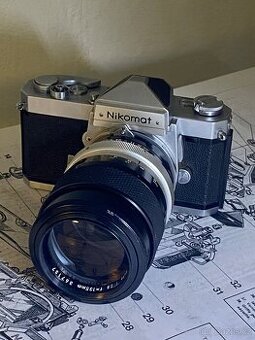 Nikon FTN Nikomat + Nikkor-Q Auto 135mm f/2.8